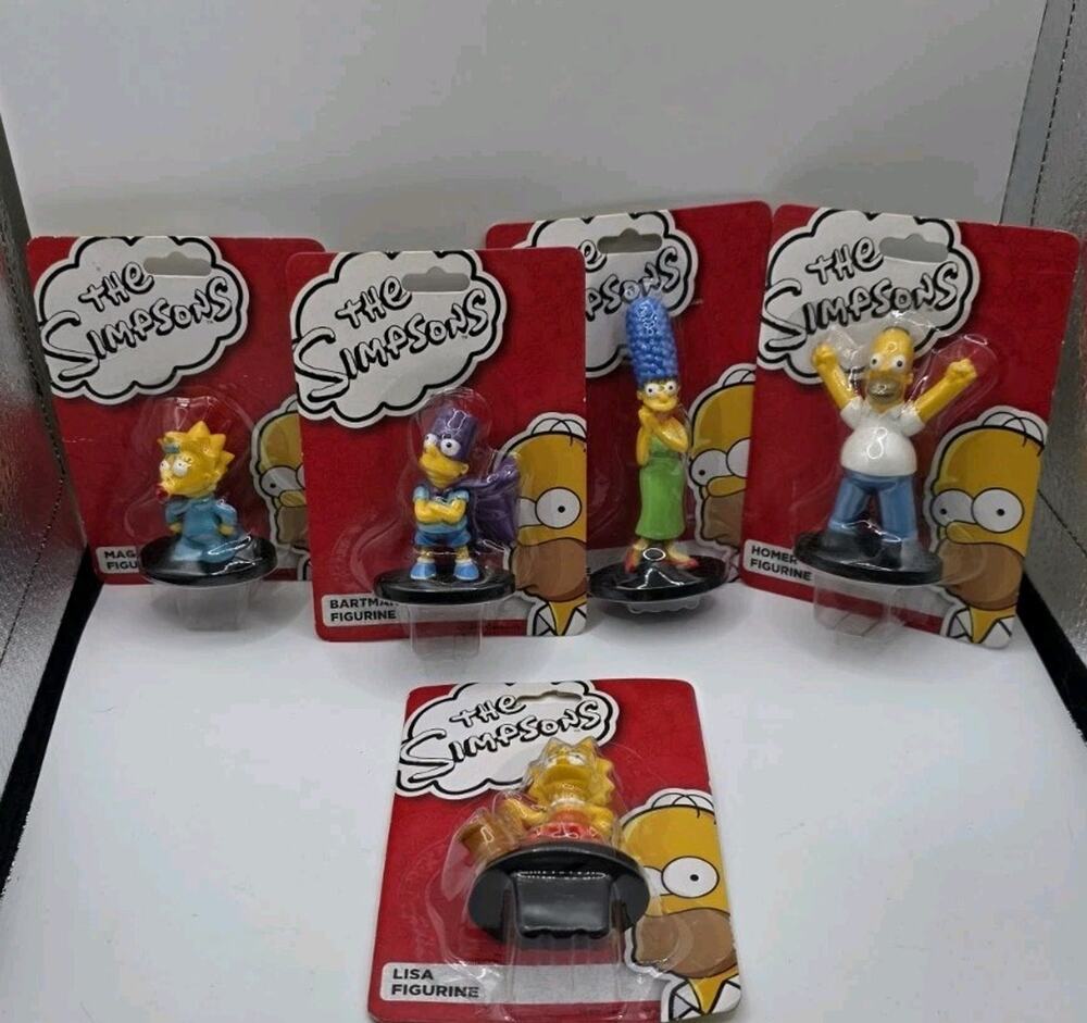 Simpsons Figurine Set – Monogram 2015 – 5pc – New in Package – Official